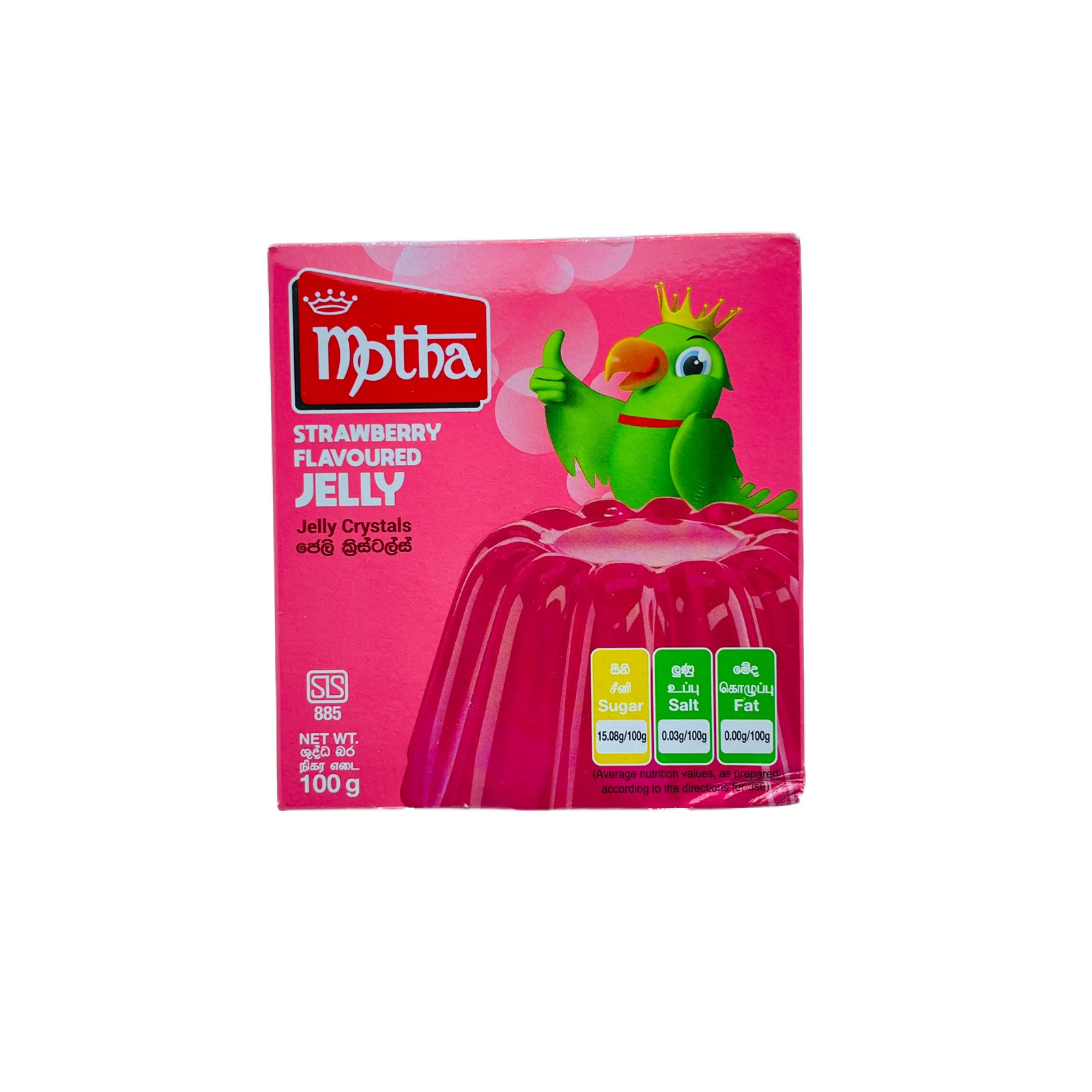 Motha Strawberry Flavoured Jelly 100g